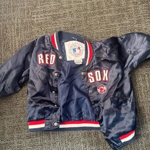 Genuine Merchandise Red Sox Navy Kids Puffer Jacket